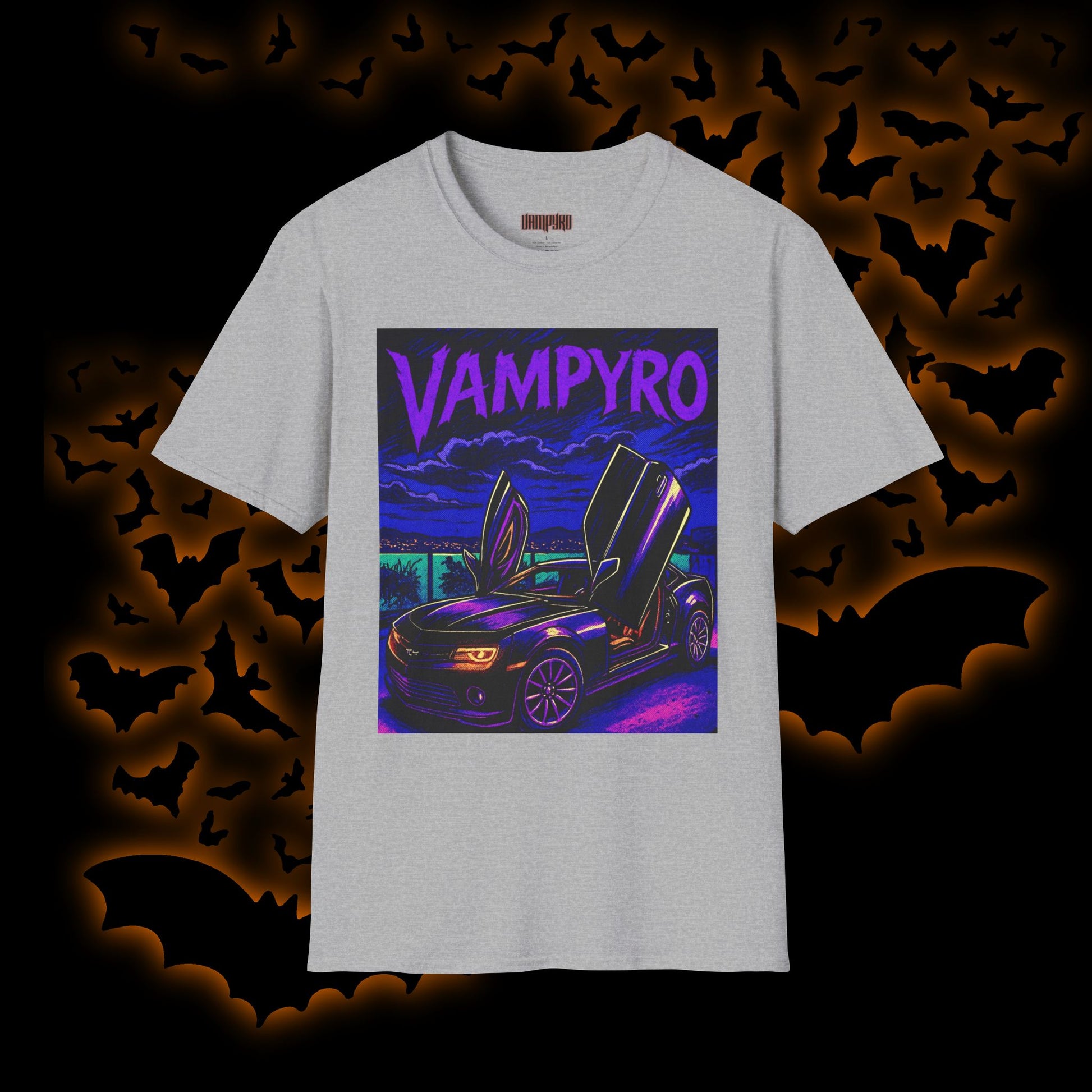 Vampyro Camaro Collectors T-Shirt, Graphic Tee for Car Lovers, Unisex T-Shirt, Retro Car Apparel, Gift for Auto Enthusiasts