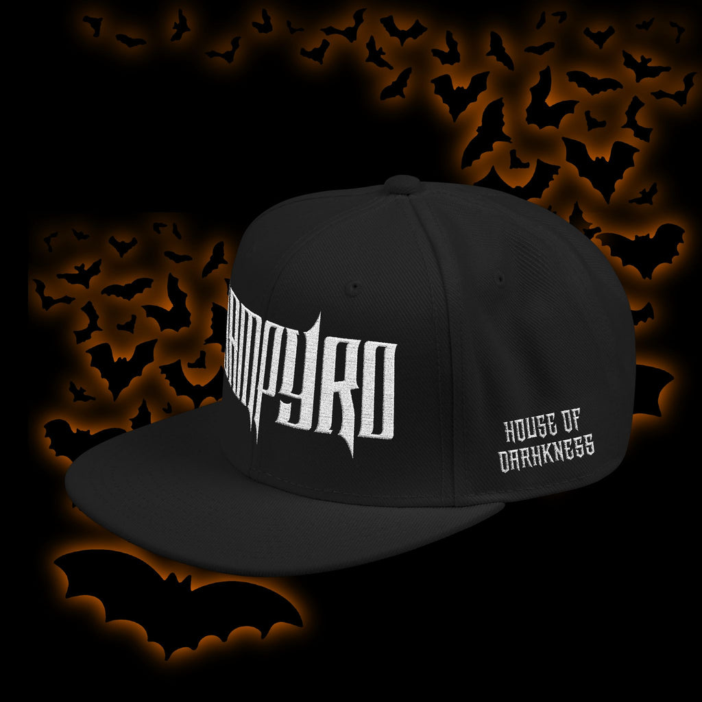Vampyro Crimson Embroidered Snapback Hat
