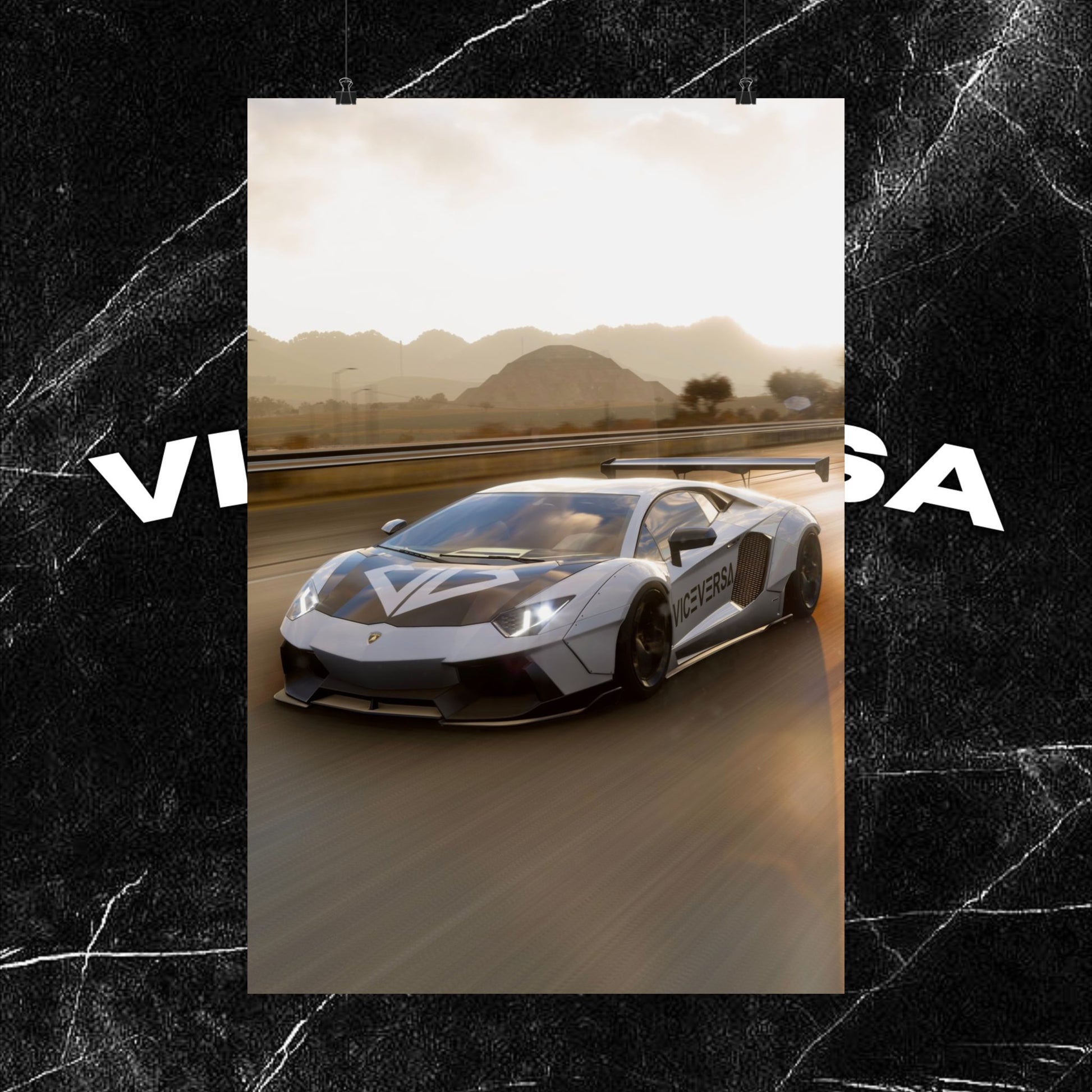 ViceVersa Garage Widebody Aventador Poster
