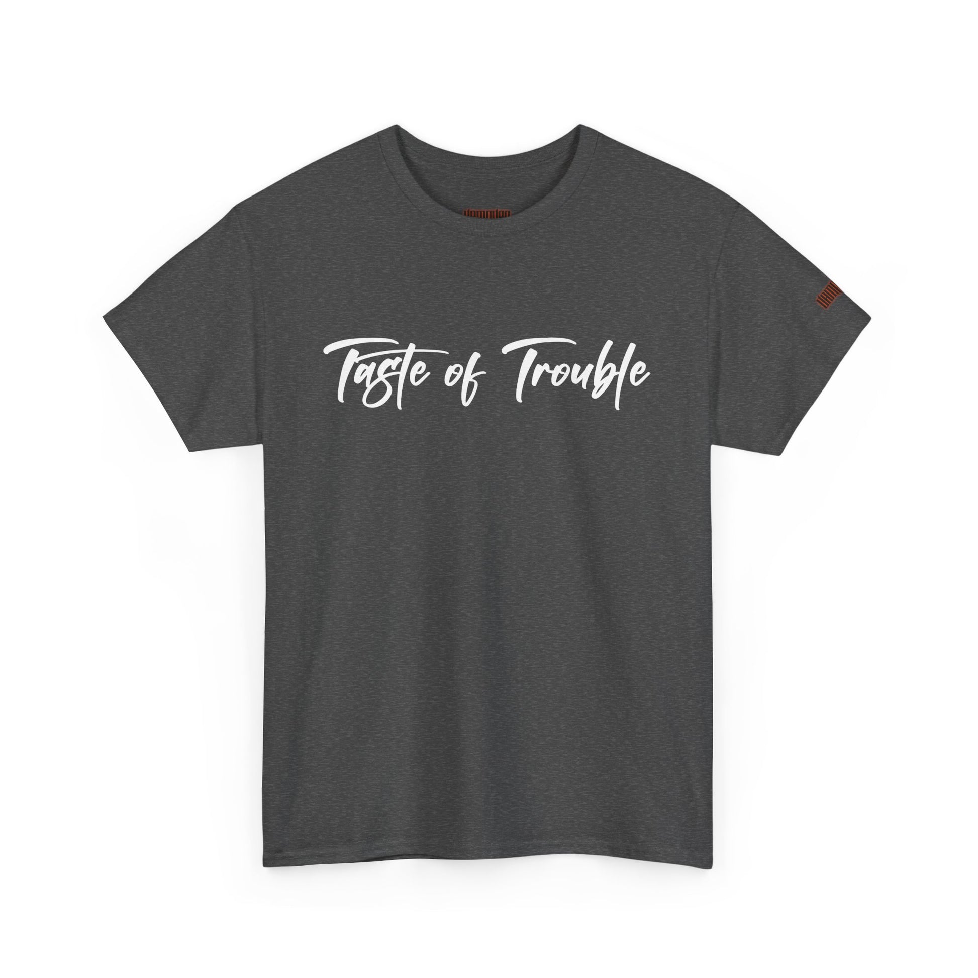 Taste of Trouble Vampyro Crimson Lyrics Unisex Heavy Cotton Tee - Casual Comfort, Everyday Wear, Gift for Friends, Stylish Casual Tee, Versatile Fashion