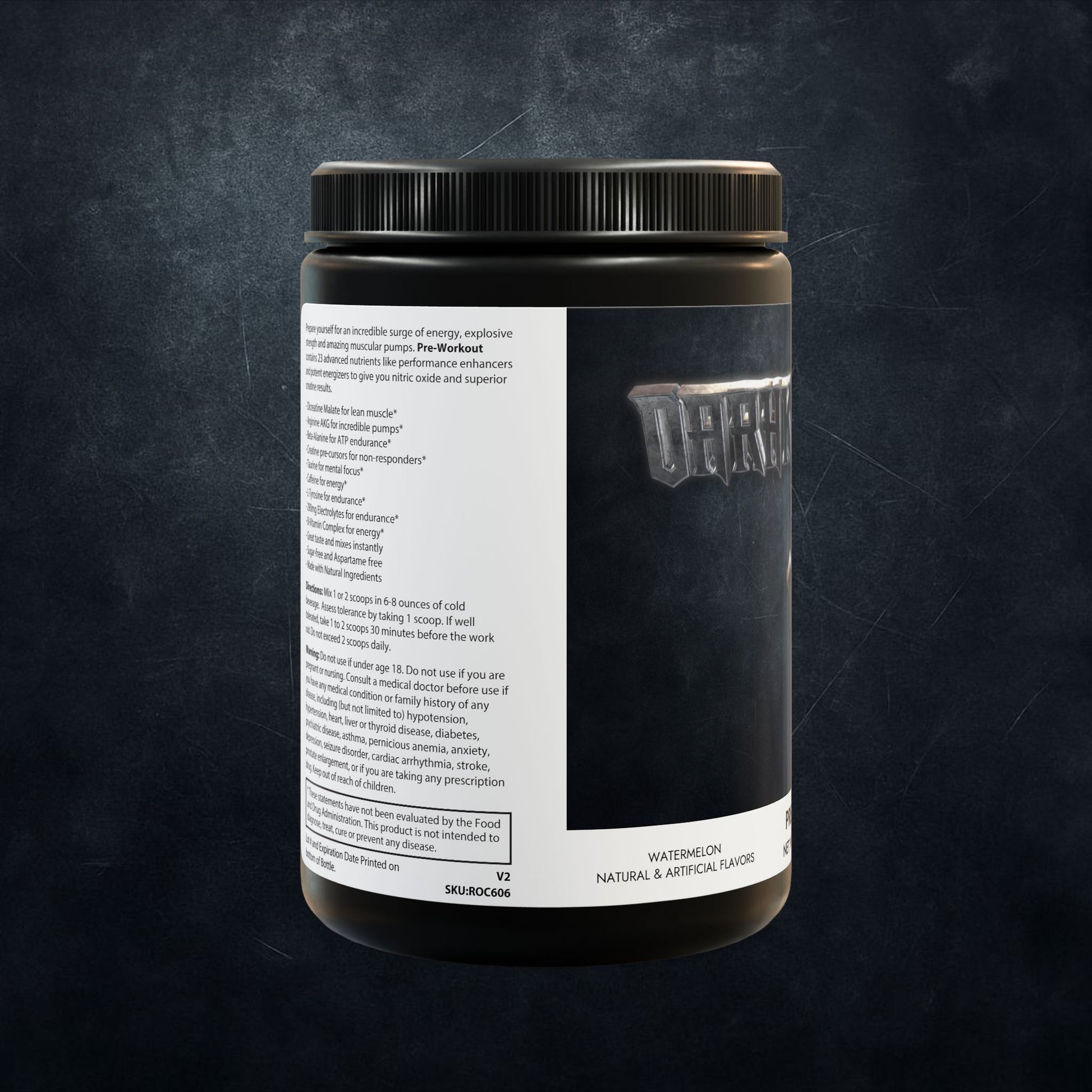 Darhk Energy Watermelon Pre-Workout Supplement