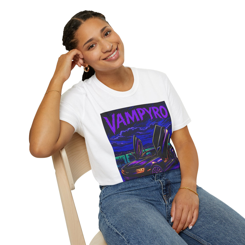 Vampyro Camaro Collectors T-Shirt, Graphic Tee for Car Lovers, Unisex T-Shirt, Retro Car Apparel, Gift for Auto Enthusiasts