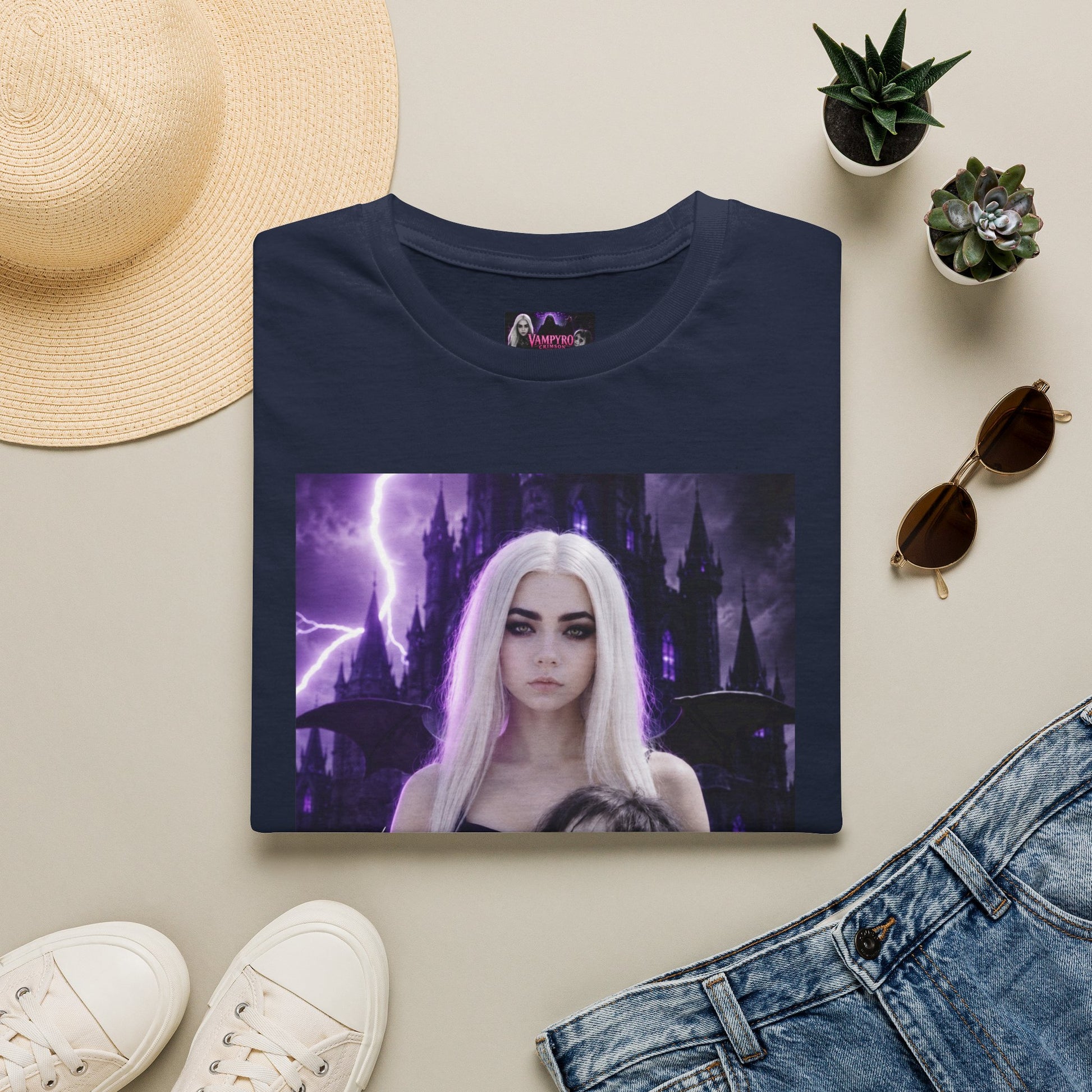 Vampyro Crimson “Haunted Music Box” Official Adult Tee – Gothic Doll Edition