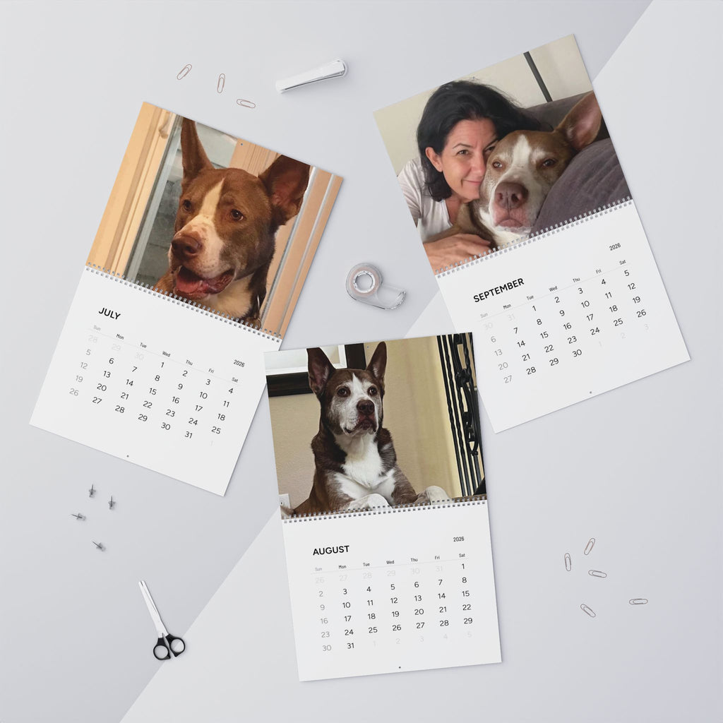Photo Wall Calendar 2026 Jeter — Custom Pet & Family 12-Month Calendar