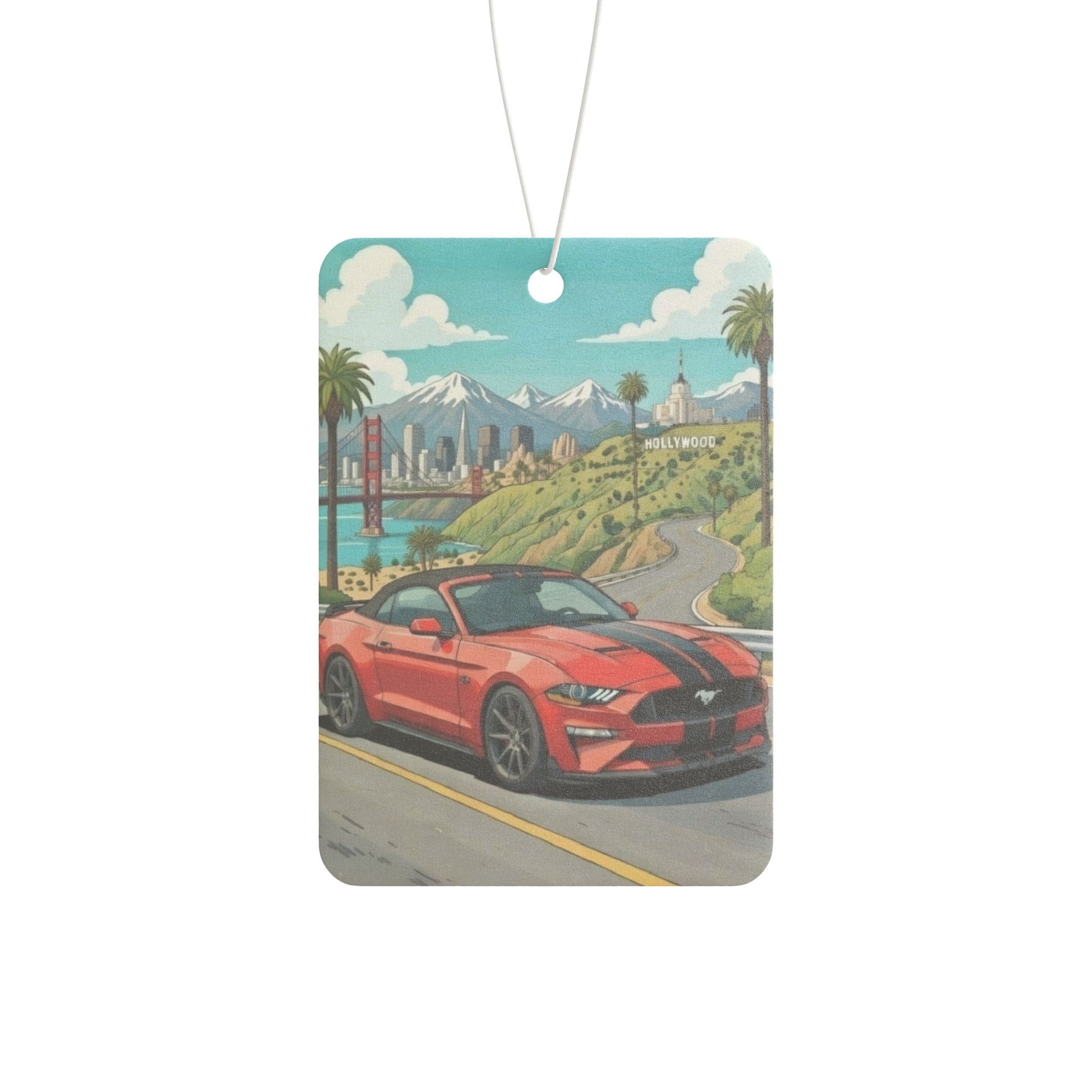 Mr. Troube Car Air Freshener — Coastal Drive Scent Tag