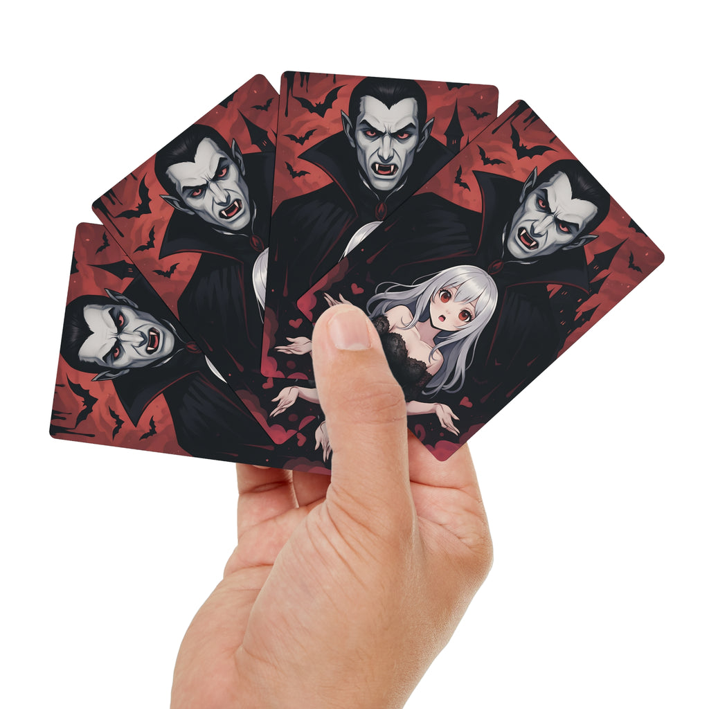Vampire-Themed Poker Cards, Unique Card Game Gift, Halloween Decor, Party Games, Collectible Playing Cards