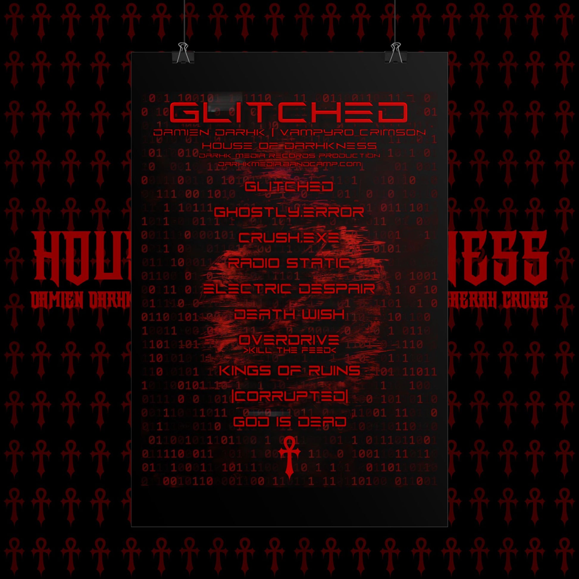 GLITCHED Music Poster