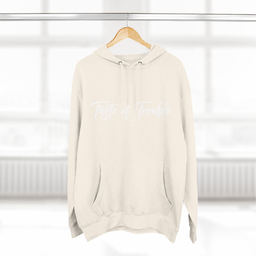 Taste of Trouble Fleece Pullover, Cozy Gift for Women, Casual Wear, Motivational Apparel, Holiday Gift