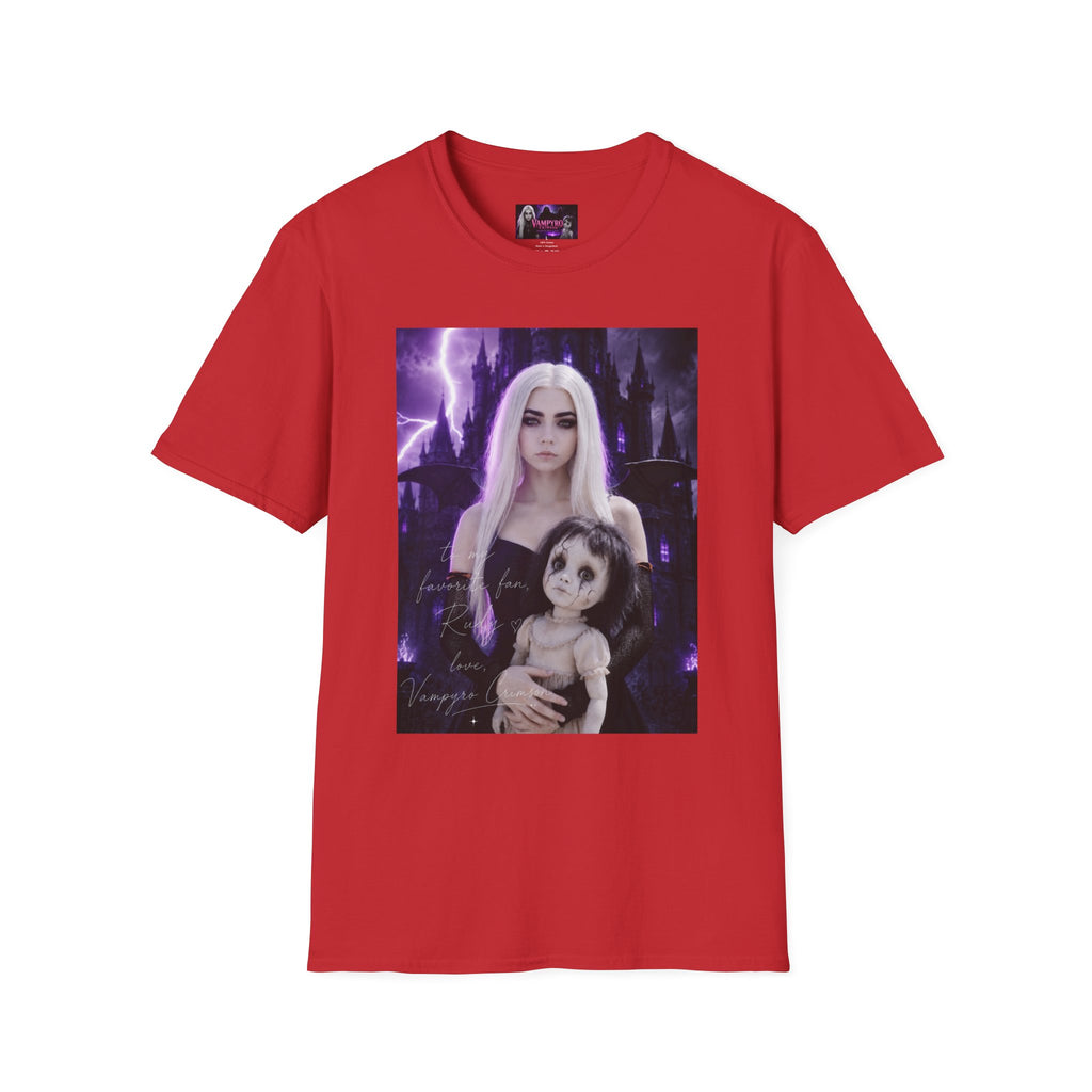 Vampyro Crimson “Haunted Music Box” Official Adult Tee – Gothic Doll Edition