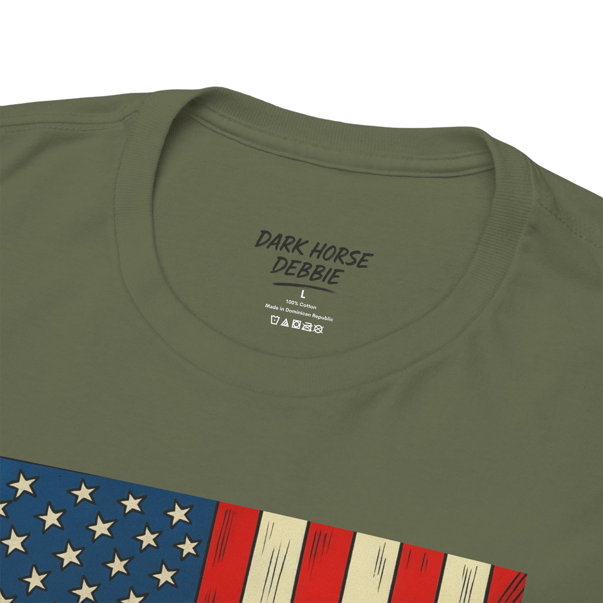 Dark Horse Debbie Patriotic Car Enthusiast Tee - Perfect for Independence Day, Gift for Dad, Car Show, Track Day, Summer Style