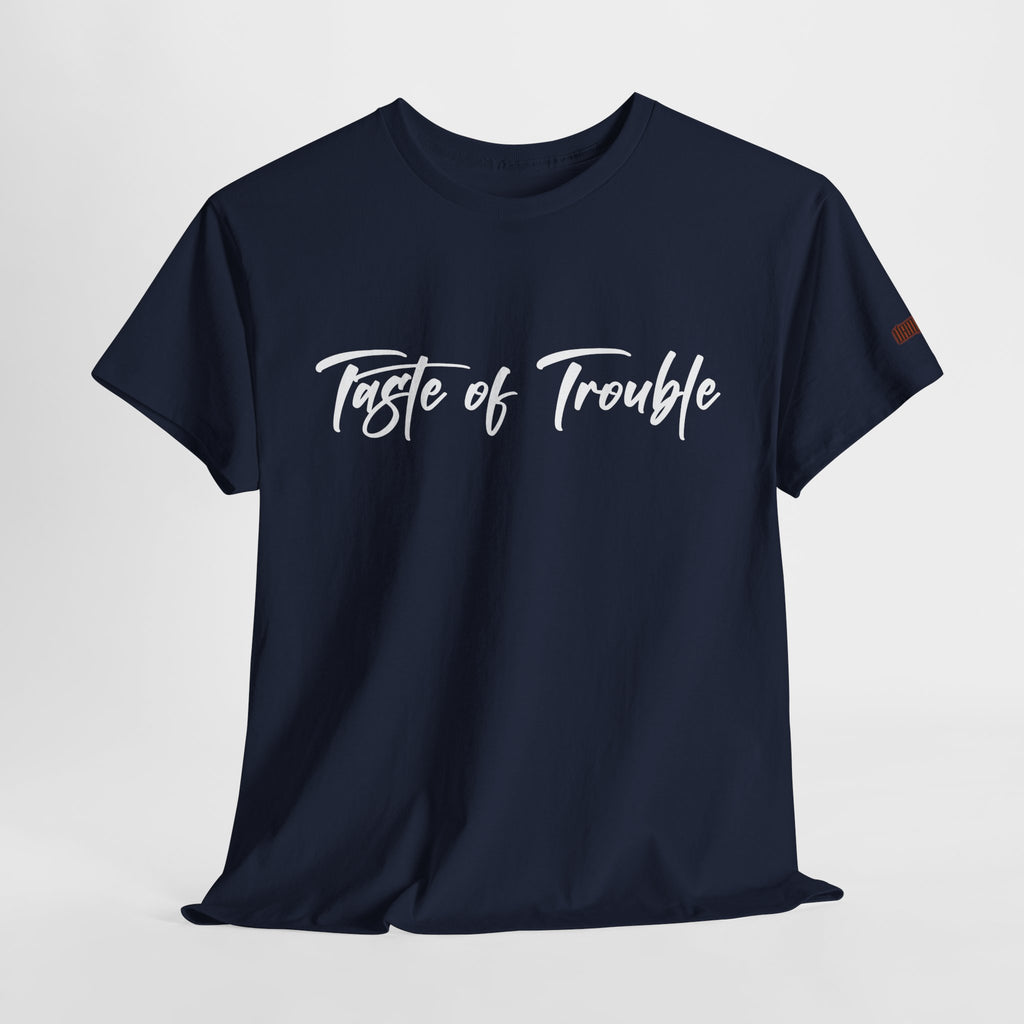 Taste of Trouble Vampyro Crimson Lyrics Unisex Heavy Cotton Tee - Casual Comfort, Everyday Wear, Gift for Friends, Stylish Casual Tee, Versatile Fashion