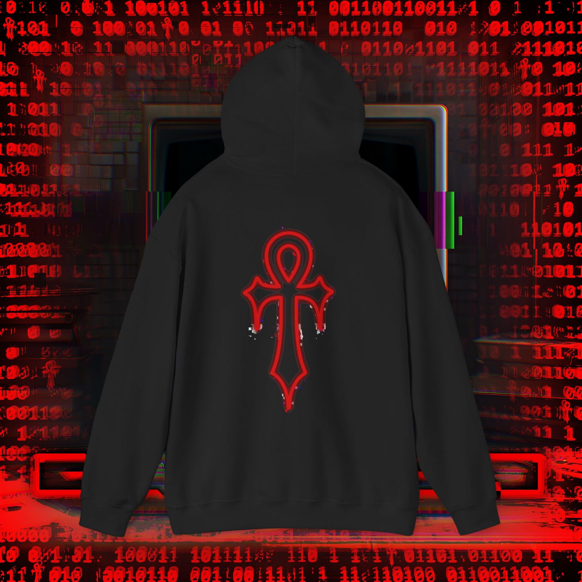 Glitched Album Hooded Sweatshirt