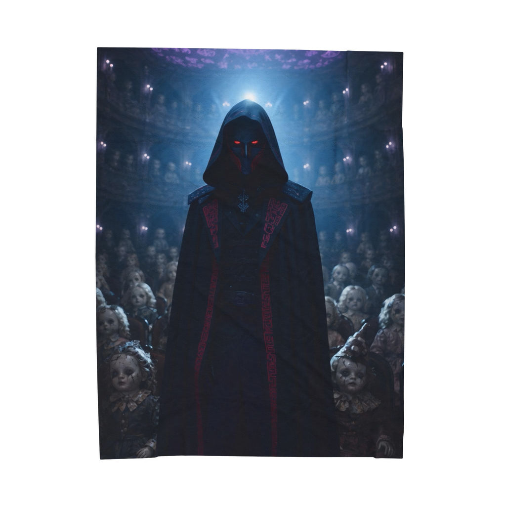 Puppeteer Official Haunted Music Box Velveteen Plush Blanket