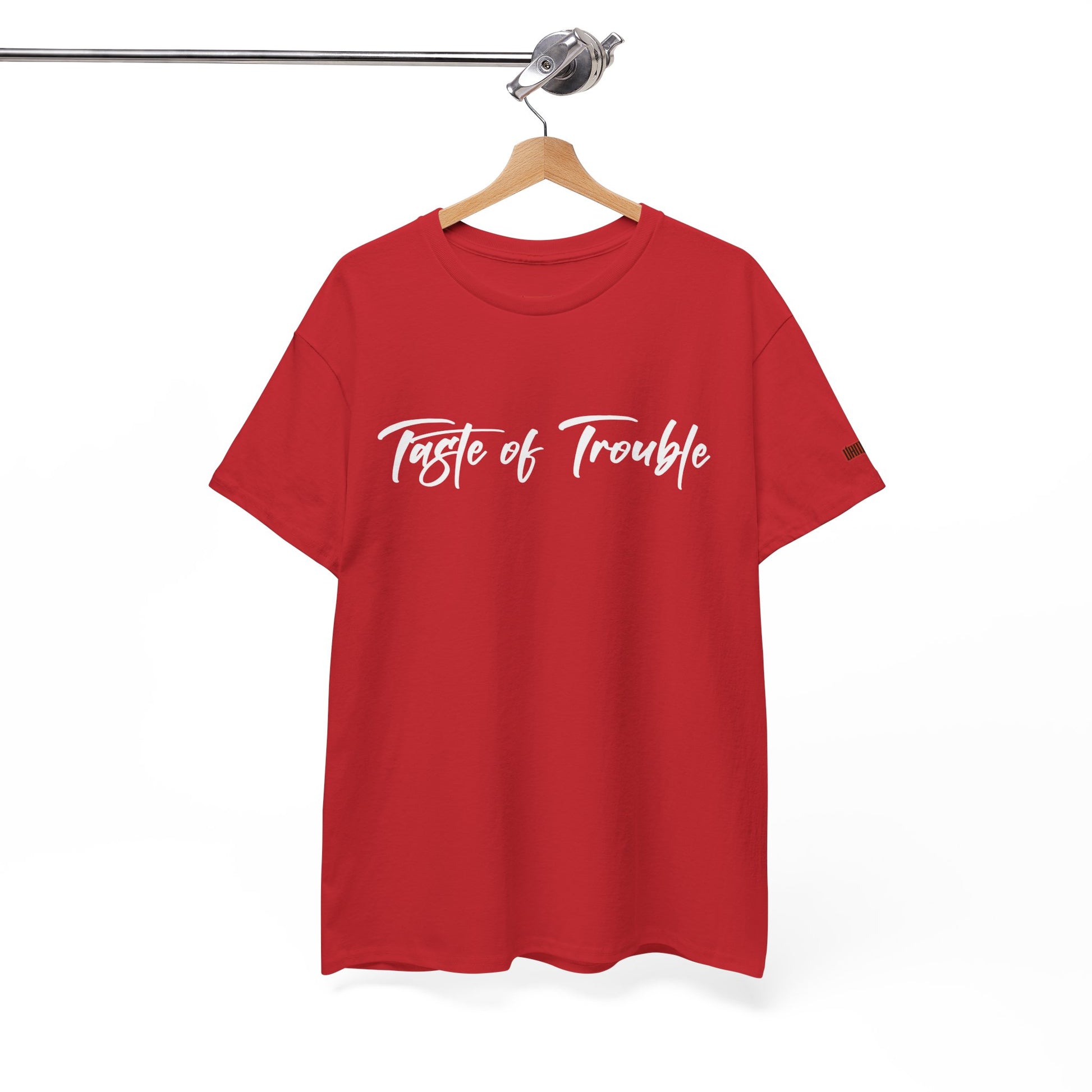 Taste of Trouble Vampyro Crimson Lyrics Unisex Heavy Cotton Tee - Casual Comfort, Everyday Wear, Gift for Friends, Stylish Casual Tee, Versatile Fashion