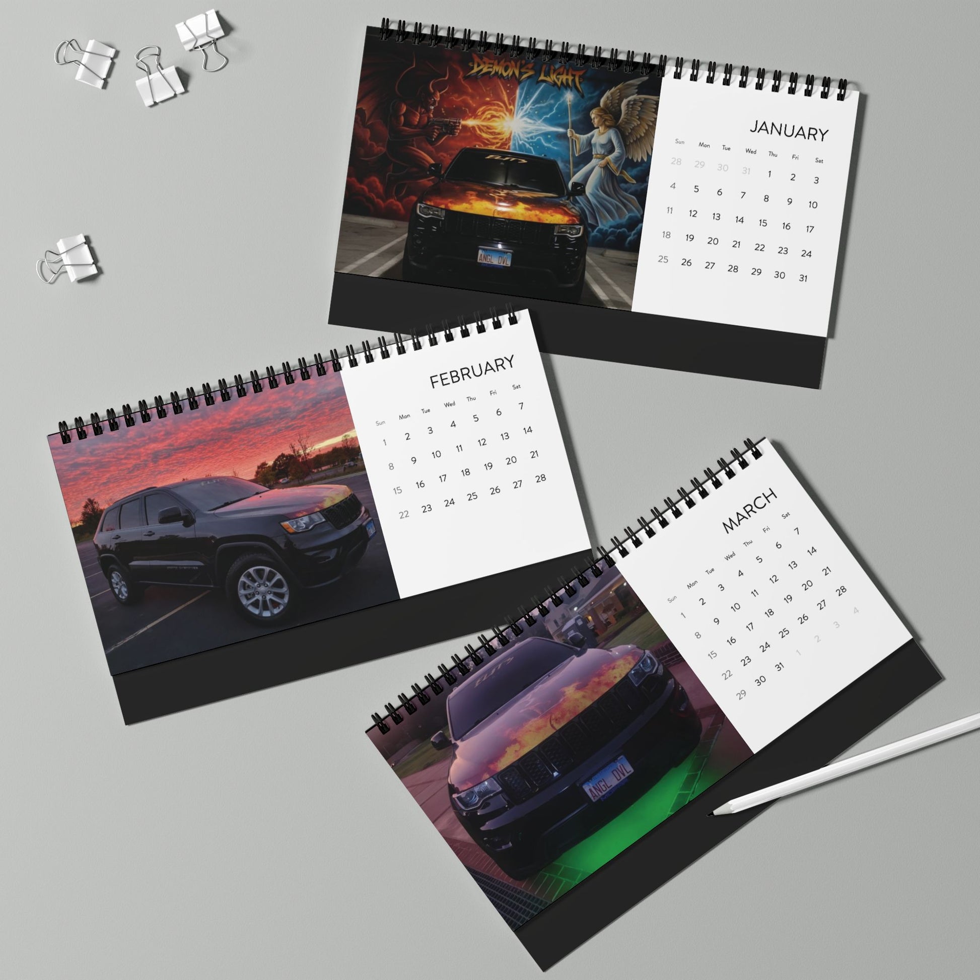 2026 — Angel Devl Desktop Calendar