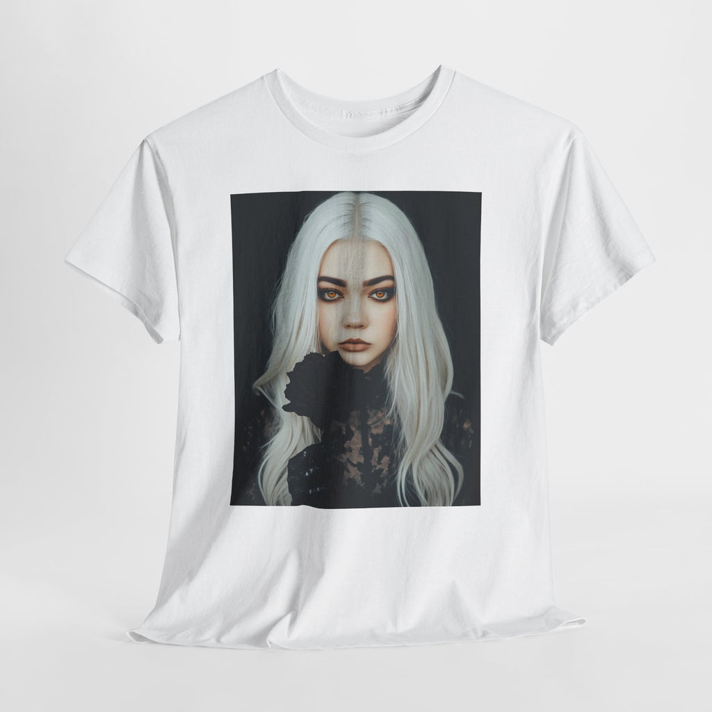 Digitally Autographed Vampyro Crimson Gothic Art Unisex Tee, Halloween Shirt, Alternative Fashion, Spooky Graphic Tee, Witchy Aesthetic Clothing, Edgy Outfit Idea