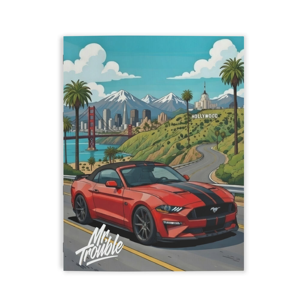 Mr. Trouble Mustang Coloring Book — Automotive Road Trip + Vampyro Crimson Designs