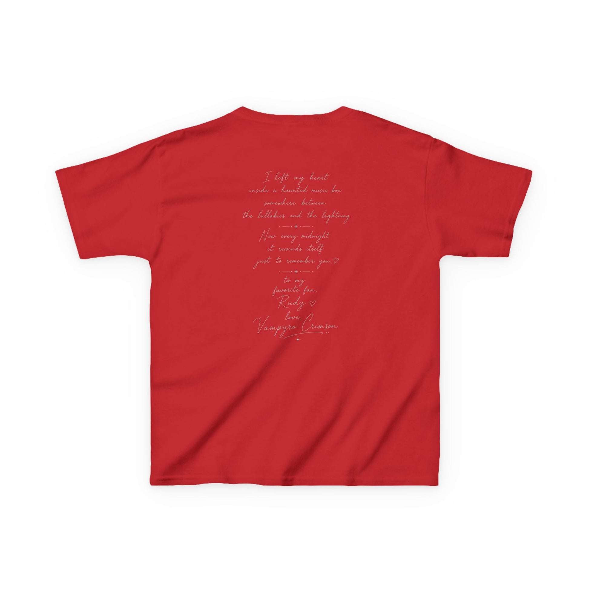 Vampyro Crimson “Haunted Music Box” Official Kids Tee – Gothic Doll Edition