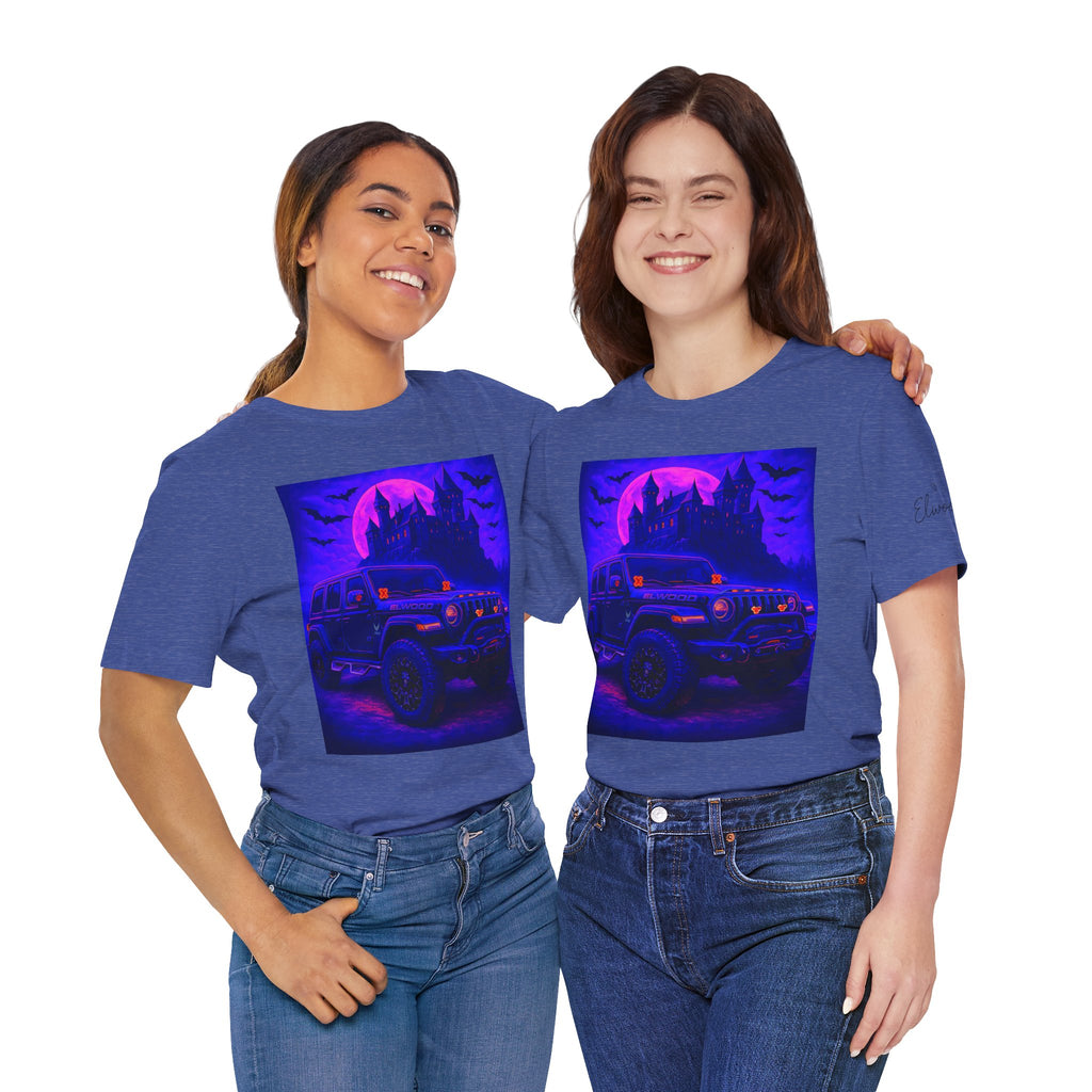 Elwood Jeep Adventure Tee - Perfect for Halloween, Road Trips, Outdoor Enthusiasts, Gift for Him or Her, Jeep Lovers, Casual Style