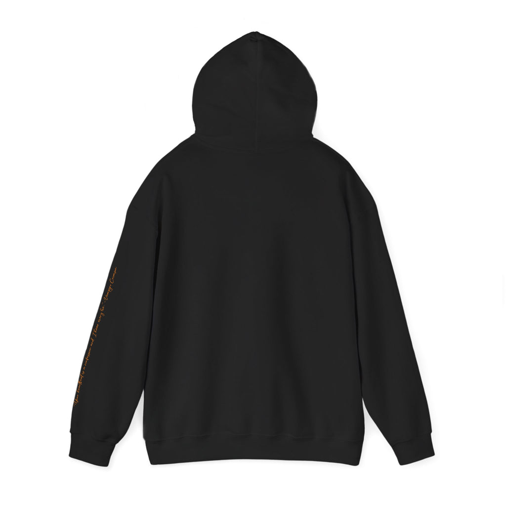 Vampyro Crimson Digitally Autographed Portrait Graphic Hoodie —  "Your heartbeat is a confession and I hear every lie." Vampyro Crimson