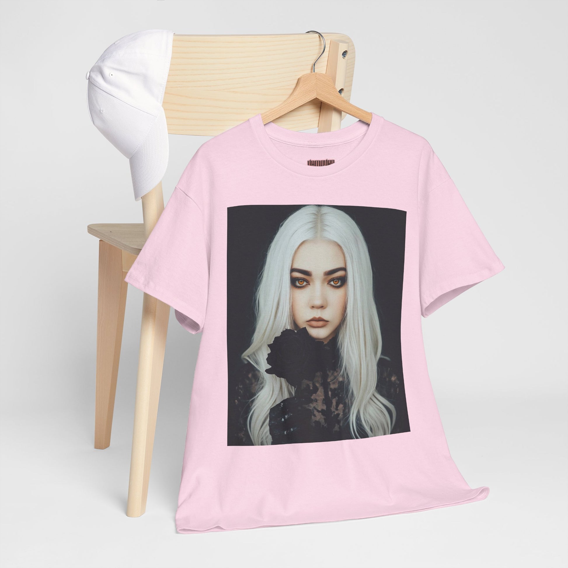 Digitally Autographed Vampyro Crimson Gothic Art Unisex Tee, Halloween Shirt, Alternative Fashion, Spooky Graphic Tee, Witchy Aesthetic Clothing, Edgy Outfit Idea