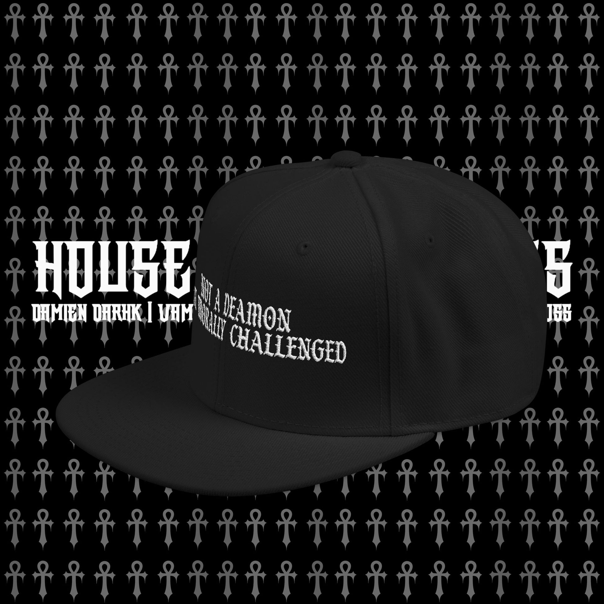 Not a Demon But Morally Challenged Snapback Hat