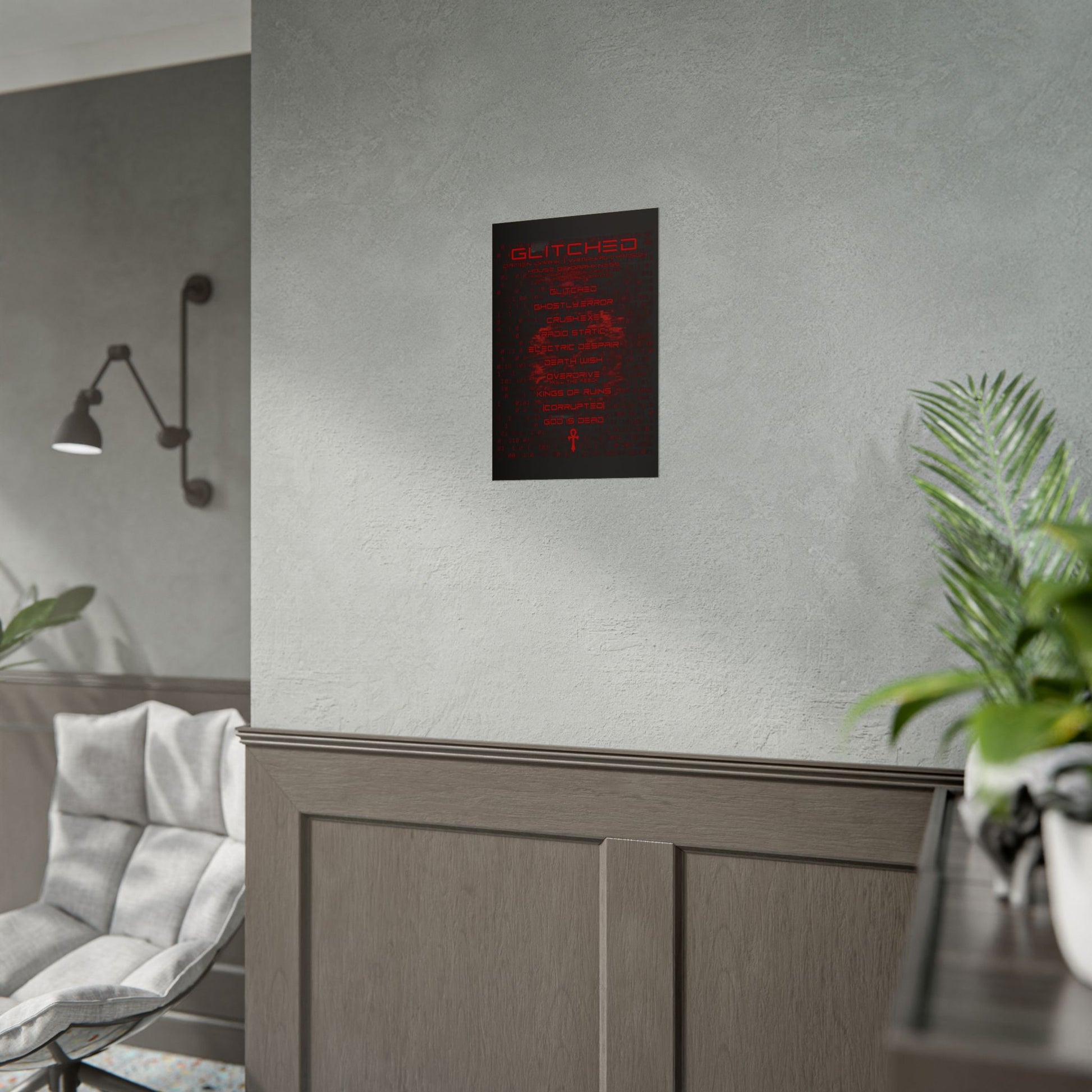 GLITCHED Music Poster