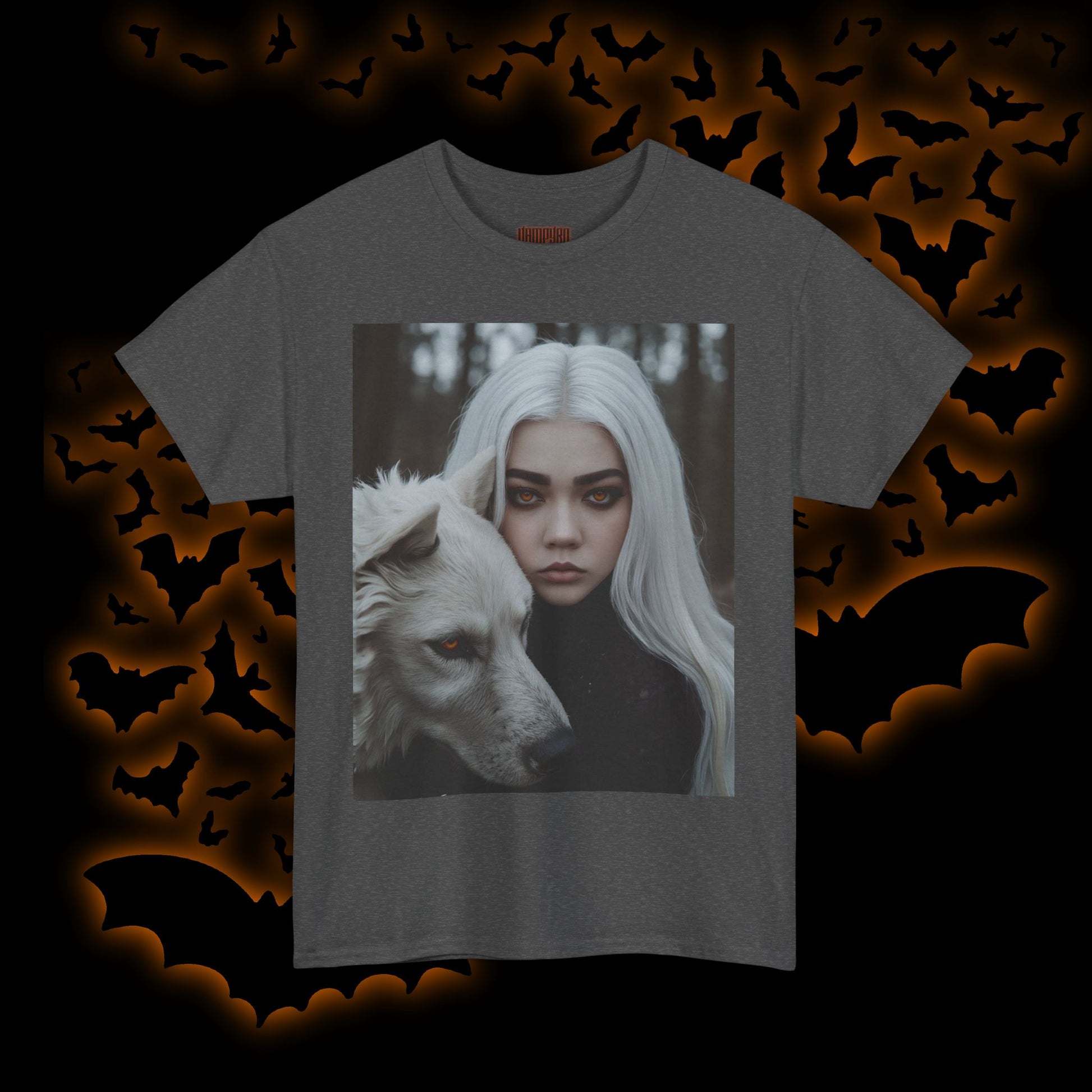 Vampyro Crimson Autographed Tee, Unisex Graphic T-Shirt, Boho Fashion, Animal Lover Gift, Unique Statement Apparel, Gift for Nature Enthusiasts