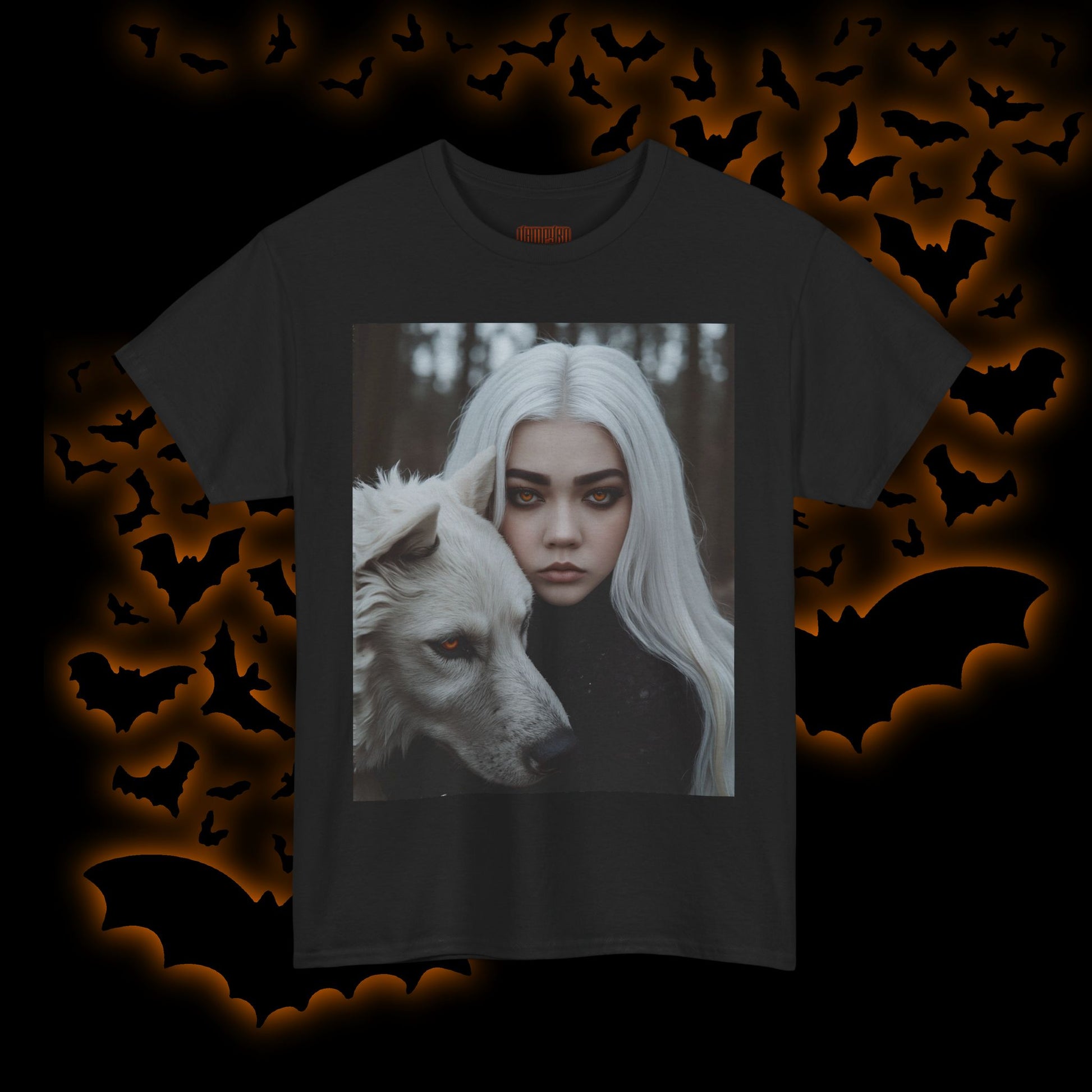 Vampyro Crimson Autographed Tee, Unisex Graphic T-Shirt, Boho Fashion, Animal Lover Gift, Unique Statement Apparel, Gift for Nature Enthusiasts