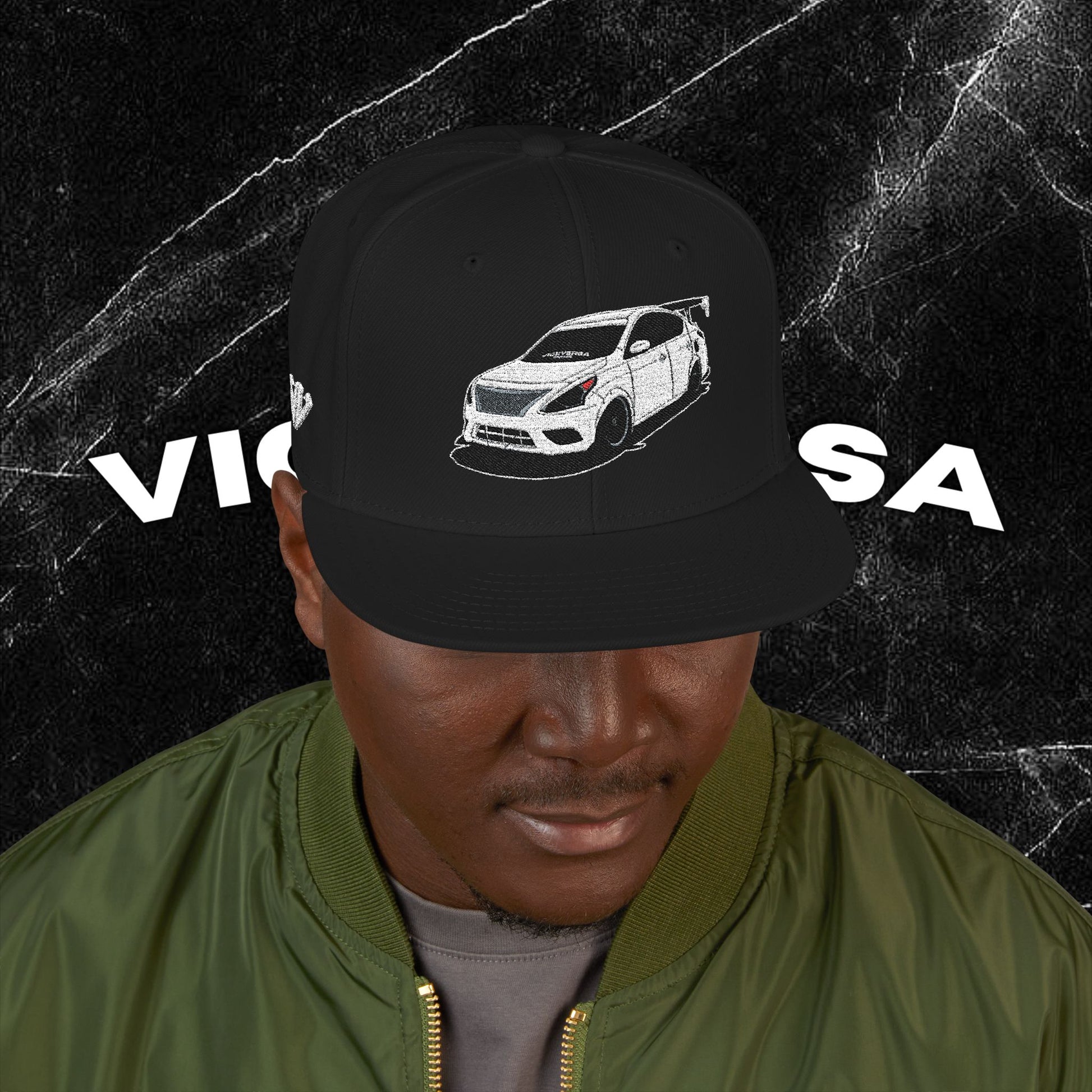 Embroidered Diamond Versa Snapback