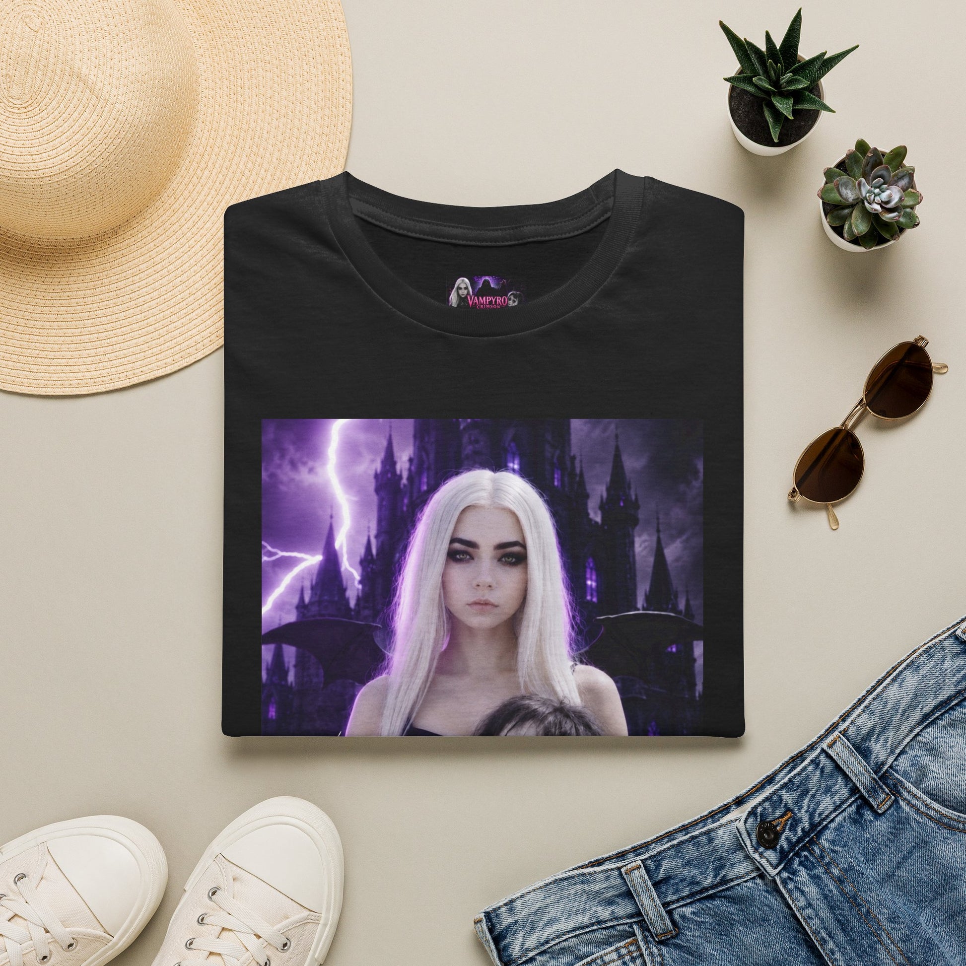 Vampyro Crimson “Haunted Music Box” Official Adult Tee – Gothic Doll Edition