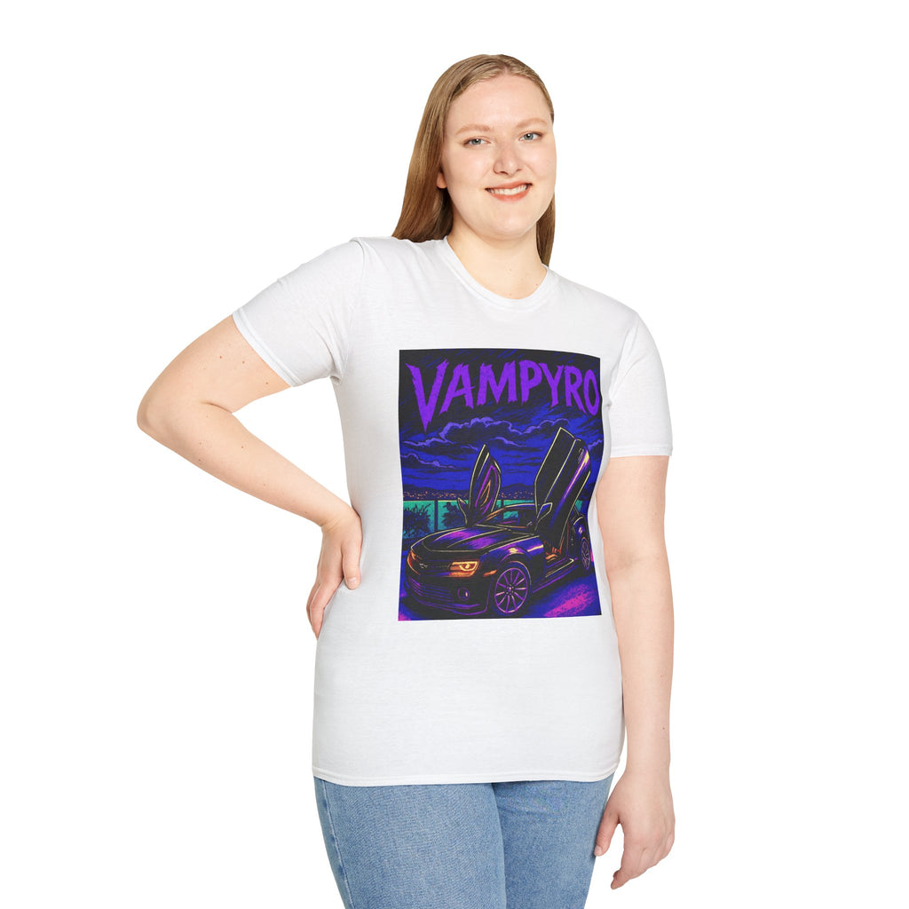 Vampyro Camaro Collectors T-Shirt, Graphic Tee for Car Lovers, Unisex T-Shirt, Retro Car Apparel, Gift for Auto Enthusiasts