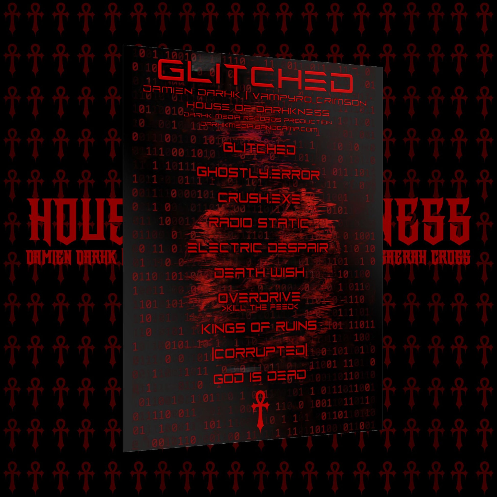 GLITCHED Music Poster