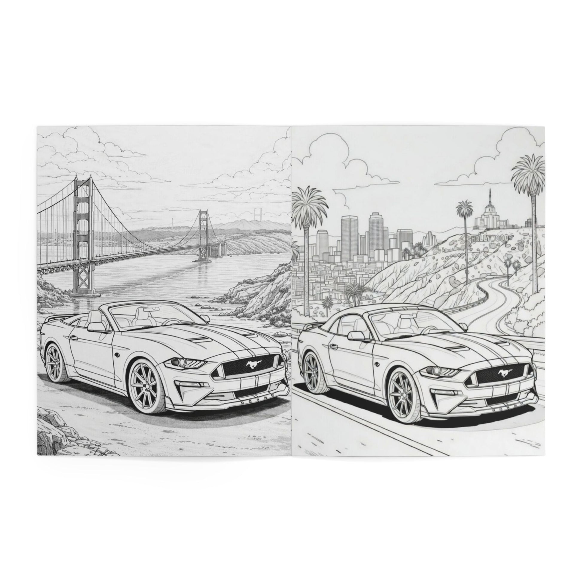 Mr. Trouble Mustang Coloring Book — Automotive Road Trip + Vampyro Crimson Designs