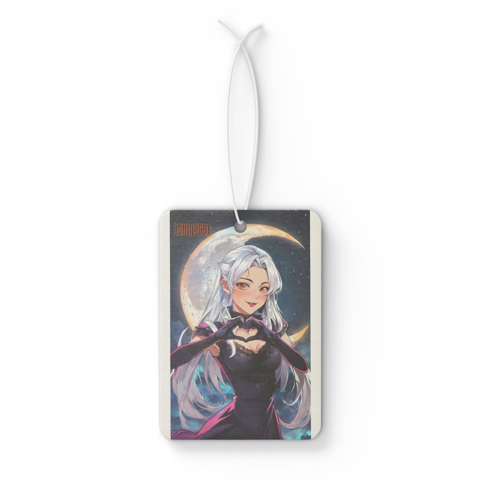 Vampyro Crimson Enchanting Car Air Freshener, Anime Air Freshener for Car, Unique Gift, Scented Air Freshener, Car Decor, Cosplay Decor, Moonlight Design