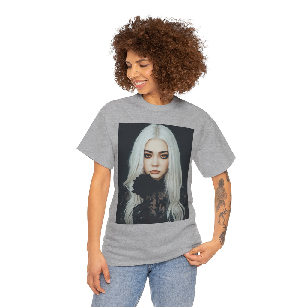 Digitally Autographed Vampyro Crimson Gothic Art Unisex Tee, Halloween Shirt, Alternative Fashion, Spooky Graphic Tee, Witchy Aesthetic Clothing, Edgy Outfit Idea