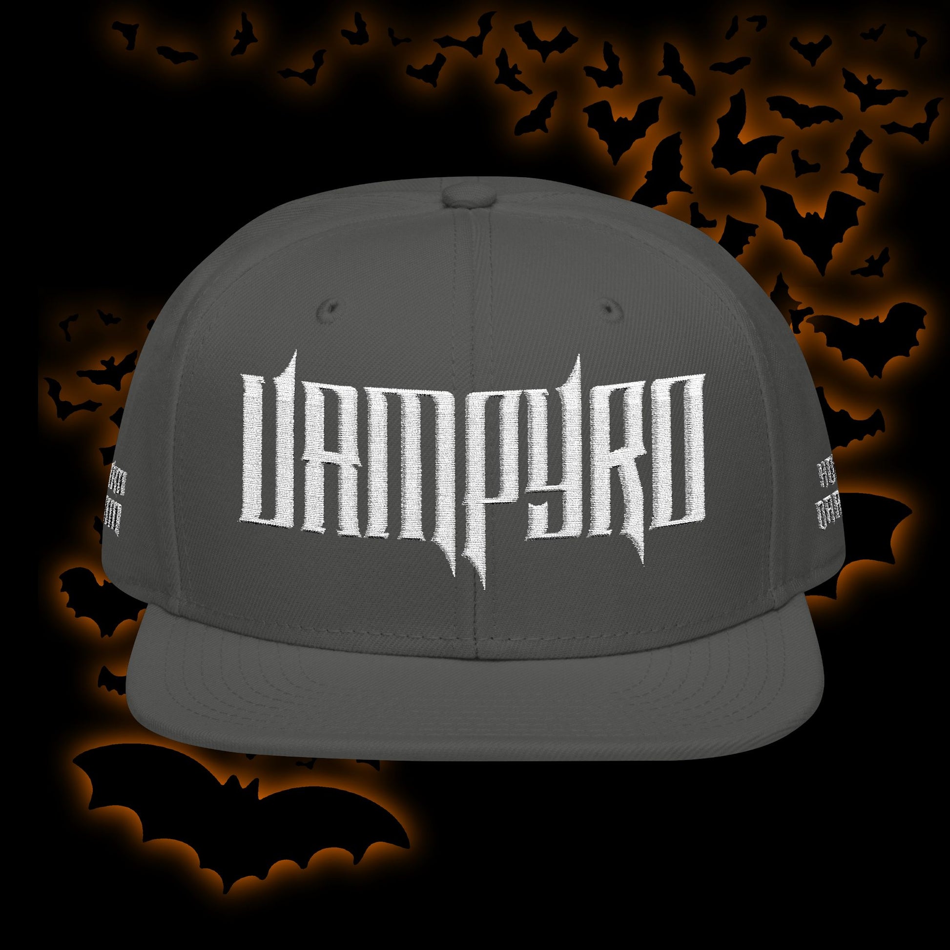 Vampyro Crimson Embroidered Snapback Hat