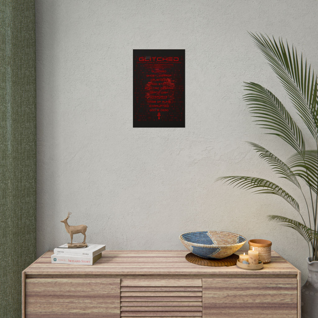 GLITCHED Music Poster