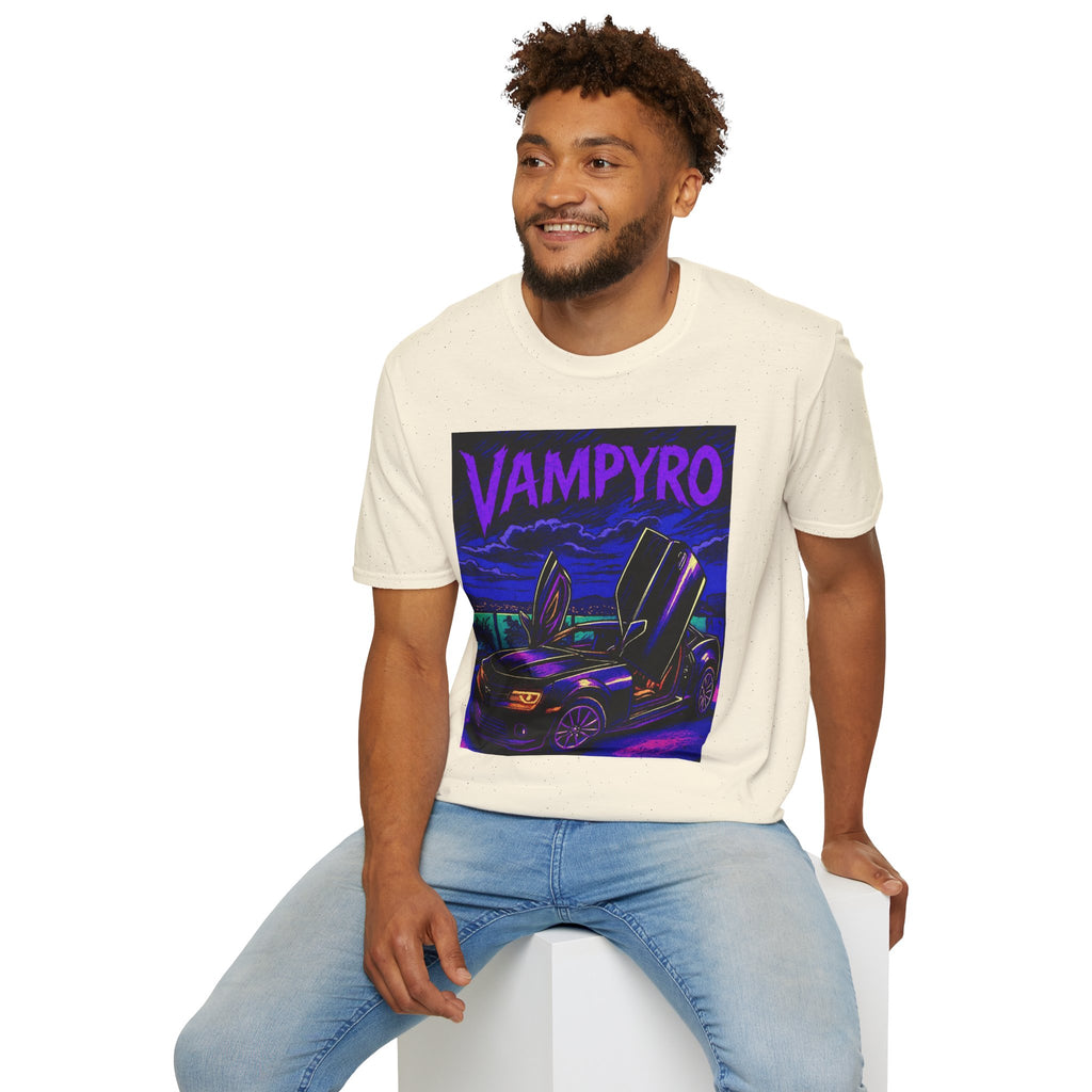 Vampyro Camaro Collectors T-Shirt, Graphic Tee for Car Lovers, Unisex T-Shirt, Retro Car Apparel, Gift for Auto Enthusiasts