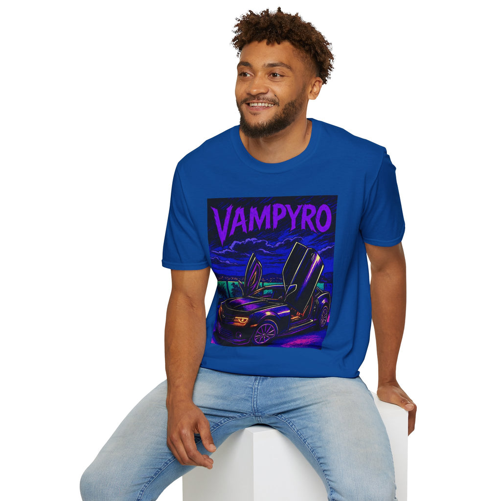 Vampyro Camaro Collectors T-Shirt, Graphic Tee for Car Lovers, Unisex T-Shirt, Retro Car Apparel, Gift for Auto Enthusiasts