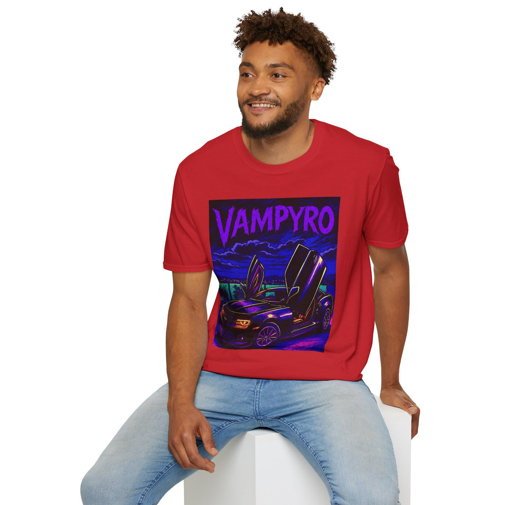 Vampyro Camaro Collectors T-Shirt, Graphic Tee for Car Lovers, Unisex T-Shirt, Retro Car Apparel, Gift for Auto Enthusiasts