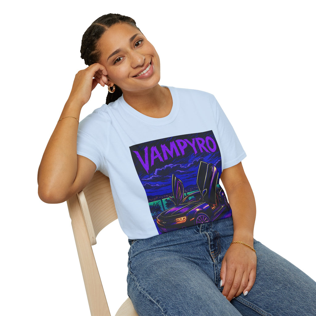 Vampyro Camaro Collectors T-Shirt, Graphic Tee for Car Lovers, Unisex T-Shirt, Retro Car Apparel, Gift for Auto Enthusiasts
