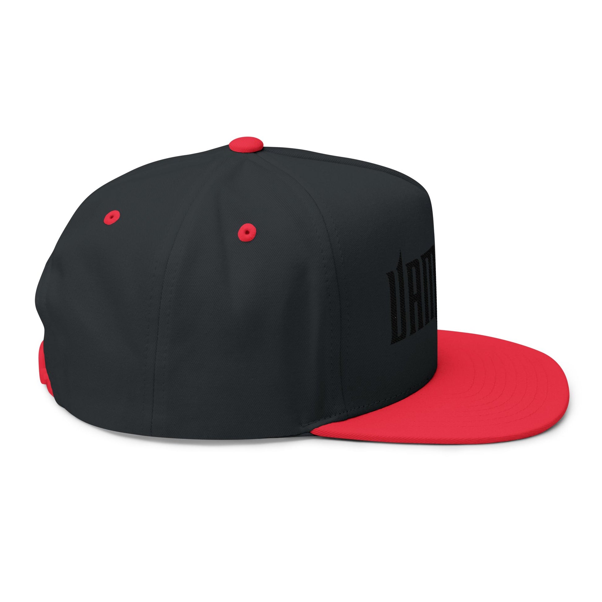 Vampyro Flat Bill Cap - Trendy Streetwear Hat for Urban Style, Perfect for Festivals, Outdoor Events, and Everyday Wear, Adjustable Cap