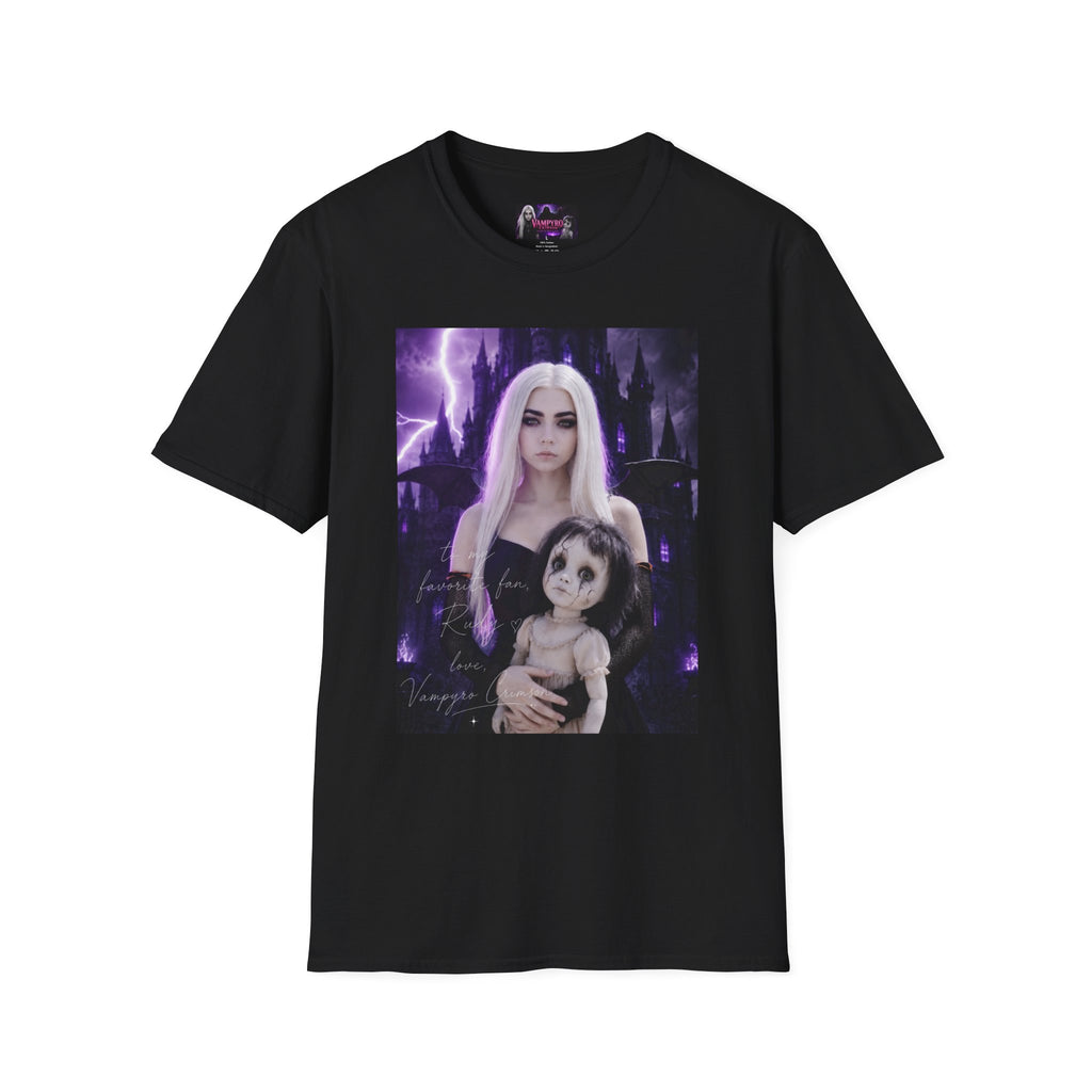 Vampyro Crimson “Haunted Music Box” Official Adult Tee – Gothic Doll Edition