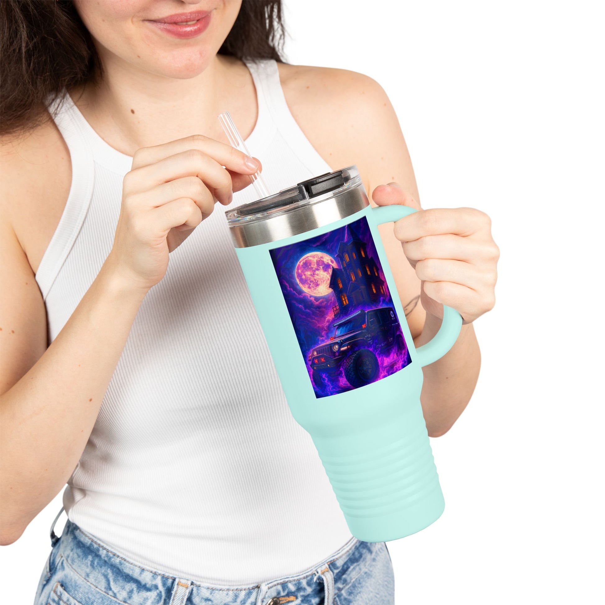 Pap Jeep Enthusiast Cosmic Adventure Insulated Travel Mug, 40oz - Perfect for Road Trips, Camping, and Stargazing - Unique Gifts for Wanderlusters, Coffee [...]