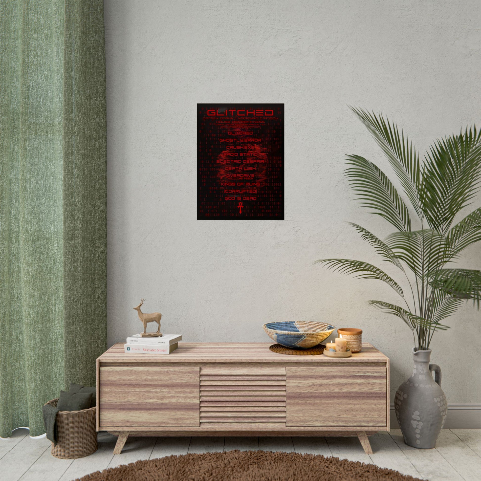 GLITCHED Music Poster