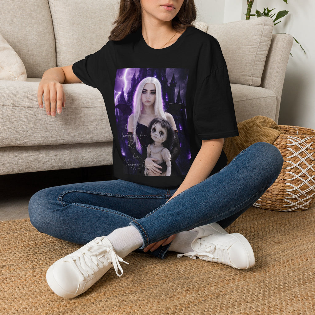 Vampyro Crimson “Haunted Music Box” Official Adult Tee – Gothic Doll Edition