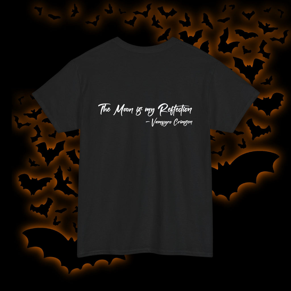 Vampyro Crimson Autographed Tee, Unisex Graphic T-Shirt, Boho Fashion, Animal Lover Gift, Unique Statement Apparel, Gift for Nature Enthusiasts