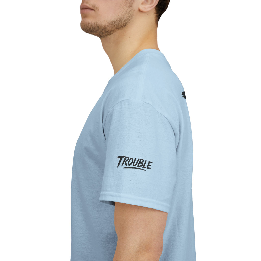 Trouble Retro Trouble Graphic Tee, Unisex Cotton T-Shirt, Cool Streetwear Shirt, Casual Summer Tee, Gift for Car Lovers