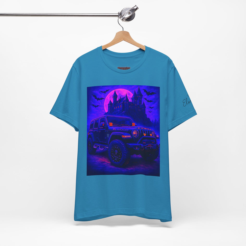 Elwood Jeep Adventure Tee - Perfect for Halloween, Road Trips, Outdoor Enthusiasts, Gift for Him or Her, Jeep Lovers, Casual Style